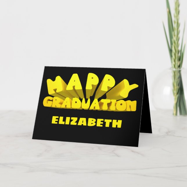 Tarjeta Graduación feliz (Anverso)