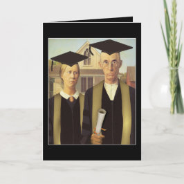 Tarjeta Graduación gótica estadounidense