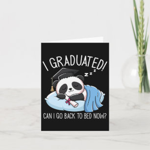 Tarjeta Graduación Graduada Graduada Graduada ¿Puedo Ir A