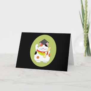 Tarjeta Graduación Maneki Neko