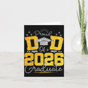 Tarjeta Graduación papá mayor 2026 orgulloso papá de un 20