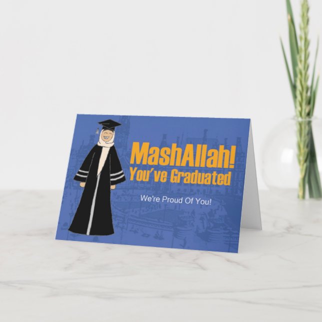 Tarjeta graduación para las hermanas (Anverso)
