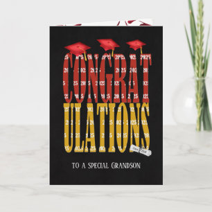 Tarjeta Graduación para nieto en 2025