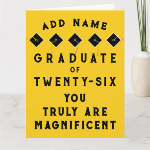 Tarjeta Graduación Personalizada 2026