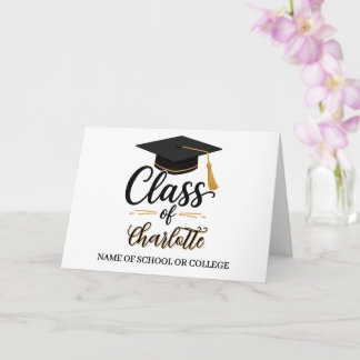 Tarjeta Graduación Personalizada – Felicidades Graduado No