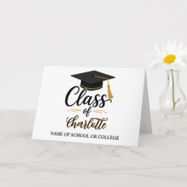 Tarjeta Graduación Personalizada – Felicidades Graduado No