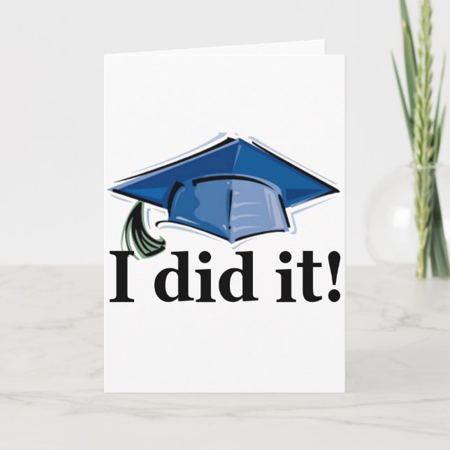 Tarjeta ¡Graduación Que Lo Hice! (Anverso)
