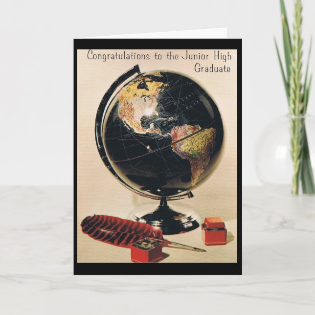 Tarjeta Graduación secundaria junior (Anverso)