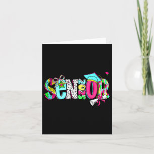 Tarjeta Graduación Senior 2025 Retro Cl De 2025 Coquette B