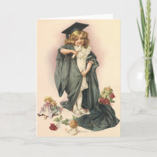 Tarjeta Graduación Vintage, ¡Felicitaciones Graduados!