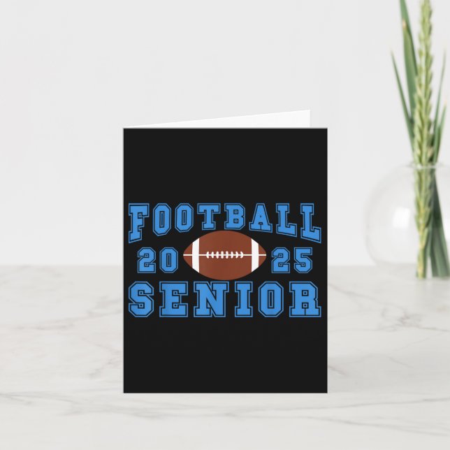 Tarjeta Graduado 2025 del Football Senior (Anverso)