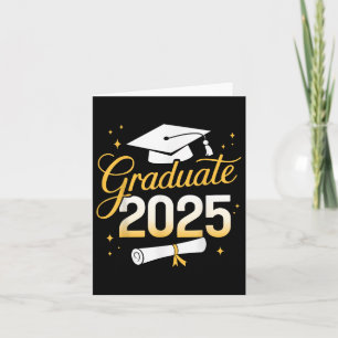 Tarjeta Graduado 2025 Para La Graduación De 2025