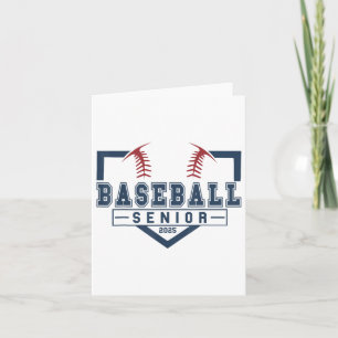 Tarjeta Graduado 2025 Senior De Béisbol Nocturno