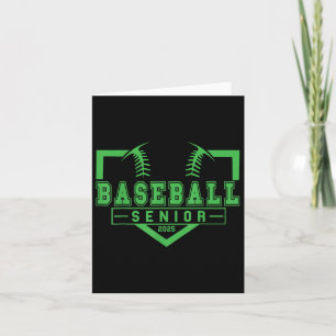 Tarjeta Graduado 2025 Senior De Béisbol Nocturno