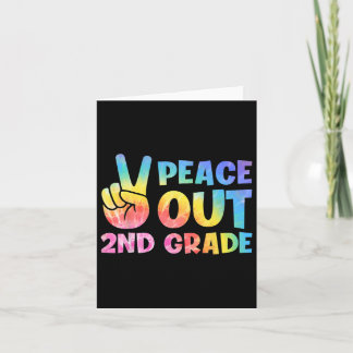 Tarjeta Graduado de 2º Grado 2024 Feliz Último Día De Scho