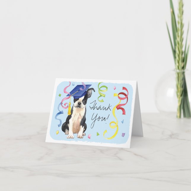 Tarjeta Graduado de Boston (Anverso)