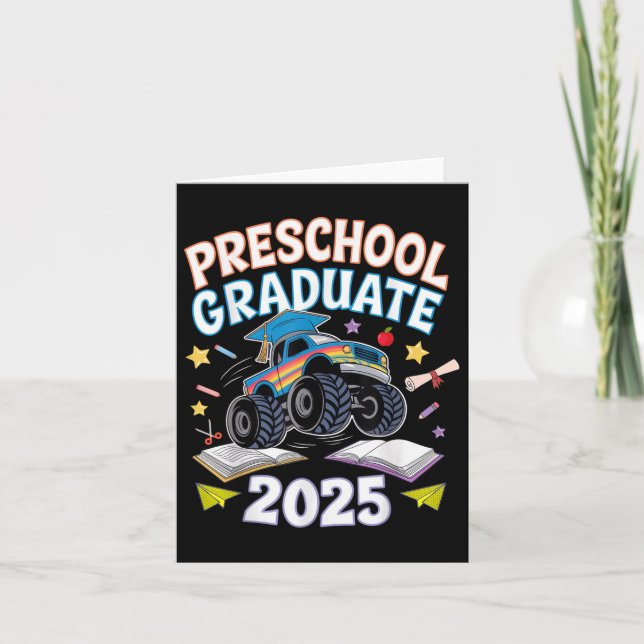 Tarjeta Graduado de Camión de Monster 2025 (Anverso)