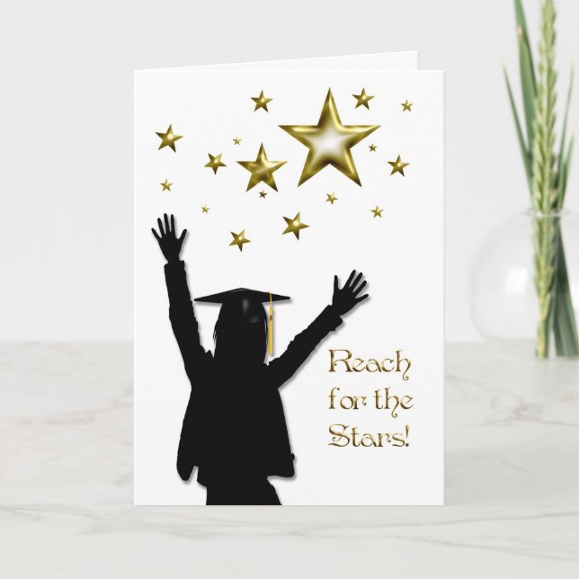 Tarjeta Graduado de Estrellas Chicas (Anverso)