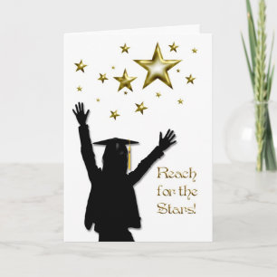 Tarjeta Graduado de Estrellas Chicas