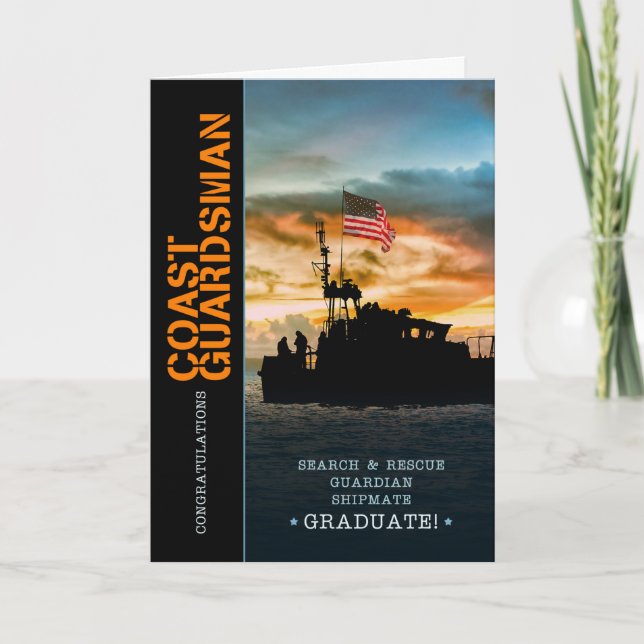 Tarjeta Graduado de Formación Básica de Guardacostas (Anverso)
