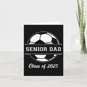 Tarjeta Graduado De Graduación M De Senior Dad Soccer Cl D