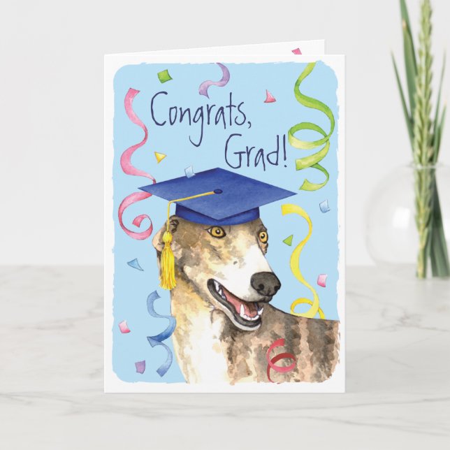Tarjeta Graduado de Greyhound (Anverso)