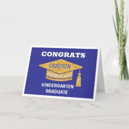 Tarjeta Graduado de jardín de infantes Felicidades