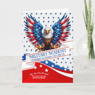 Tarjeta Graduado de la Academia Militar Águila y Estrellas