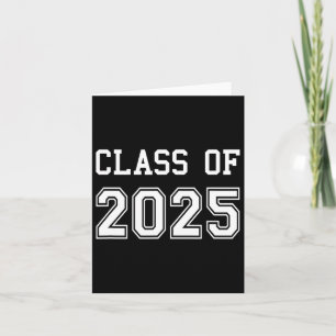 Tarjeta Graduado De La Escuela De Graduación 2025