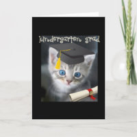 Graduado de la guardería del gatito
