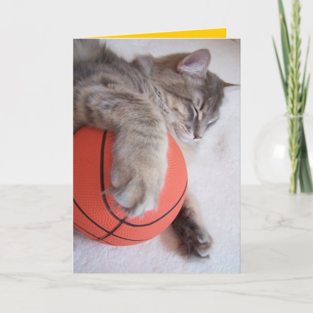 Tarjeta Graduado de los sueños del baloncesto (Anverso)