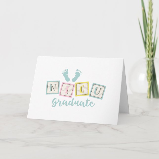 Tarjeta Graduado de NICU (Anverso)