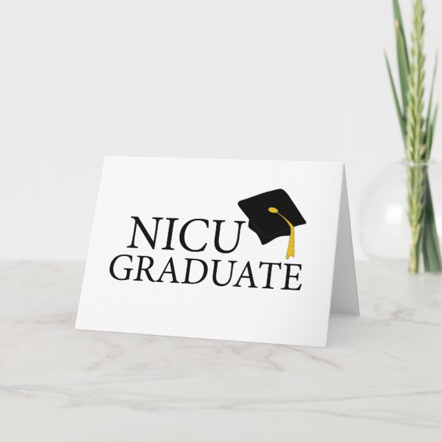 Tarjeta Graduado de NICU (Anverso)