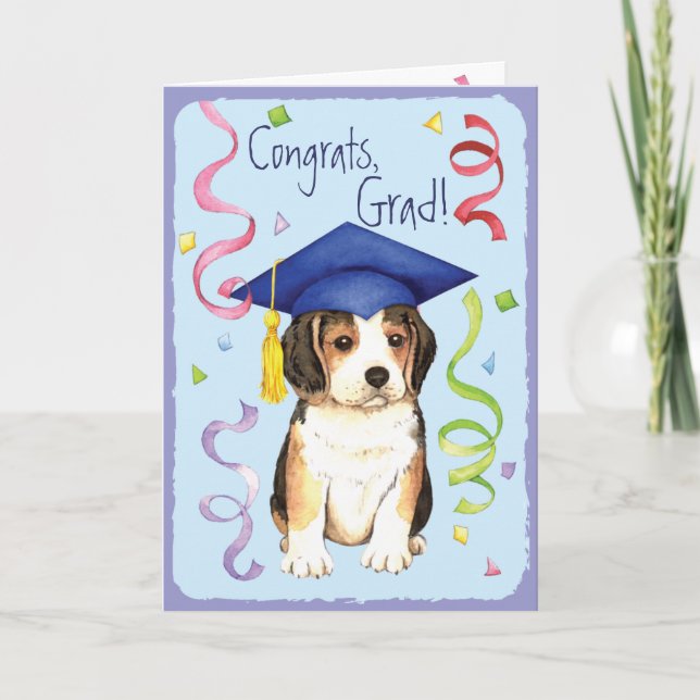 Tarjeta Graduado del beagle (Anverso)