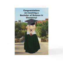 Graduado divertido de la química del laboratorio