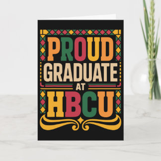 Tarjeta Graduado En Hbcu Juneteenth Escuela Histórica Hbcu