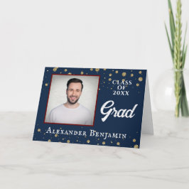 Tarjeta Graduado Graduado De Fotos Felicitaciones