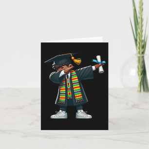 Tarjeta Graduado Graduado Graduado Graduado Dabbing Black