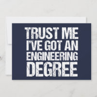 Graduado ingeniero de ingeniería divertida
