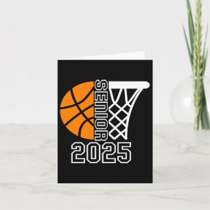 Tarjeta Graduado Senior Cl Del Baloncesto Gradu 2025