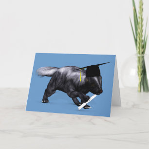 Tarjeta Graduado Skunk