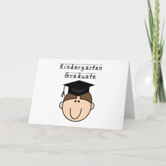 Tarjeta Graduado trigueno de la guardería del muchacho