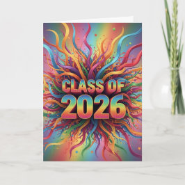 Tarjeta Graduate 2026 Ribbons Card