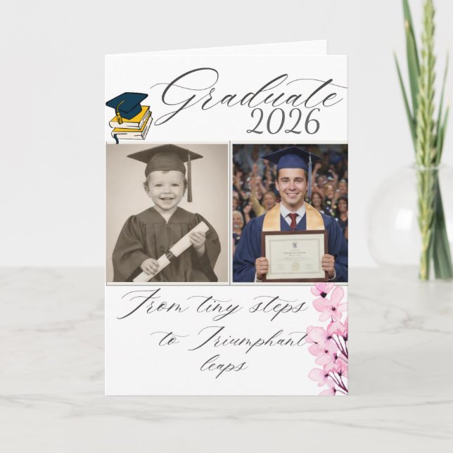Tarjeta Graduation announcement  (Anverso)