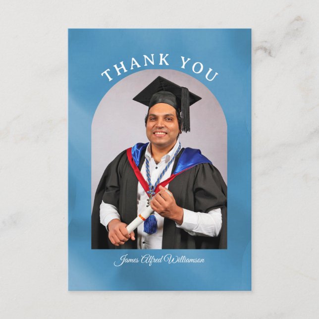 Tarjeta Graduation Arch Thank You card (Anverso)