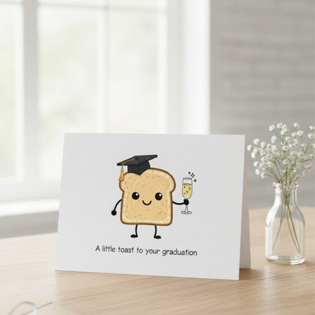 Tarjeta Graduation Congratulations Achievement Toast Funny (Subido por el creador)