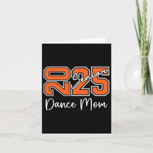 Tarjeta Graduation Senior Dance Mom 2025 Bailando con mamá