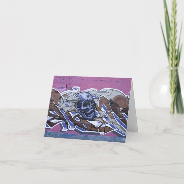 Tarjeta Graffiti de Blue Bonehead (Anverso)