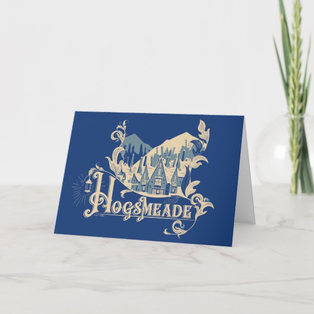 Tarjeta Gráfica de aldeas de vintage HOGSMEADE™ (Anverso)