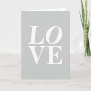 Tarjeta Gráfica de Amor Elegante